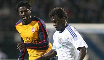 Диакате против Адебайора, фото Динамо