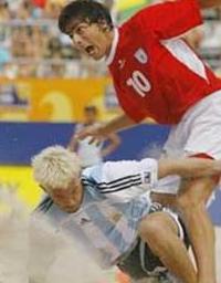 Фрагмент тогосамого матча