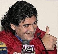 Марадона не унывает, worldcupblog.org