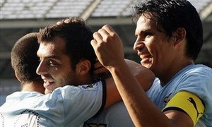 Горан Пандев и Кристиан Ледесма