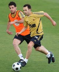 Фабрегас и Иньеста