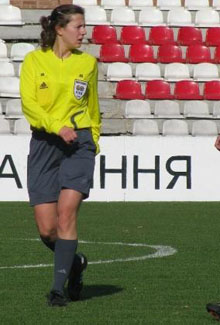 Арбитр ФИФА Екатерина Монзуль, фото Football.ua