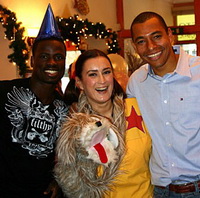 Эбуэ, телочка и Жилберто Силва