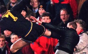 Эрик Кантона и его памятный удар