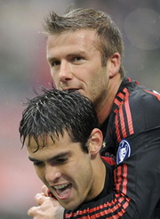 Бекс верхом на Кака