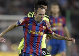 Пеннант за спиной у Иньесты, Getty Images