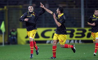 Лечче празднует, фото Corriere dello Sport