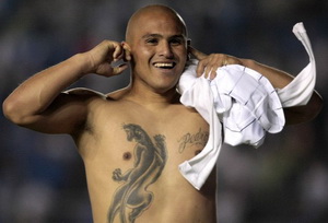 Умберто празднует гол в финале, фото Reuters