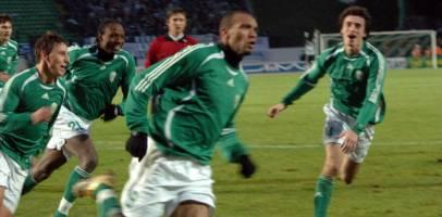 Радость после мяча в ворота 