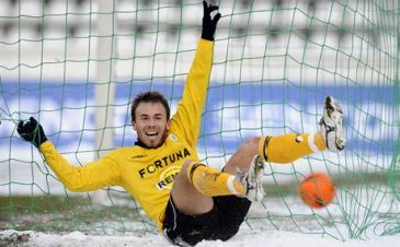 В Праге рады снегу, фото MF Dnes