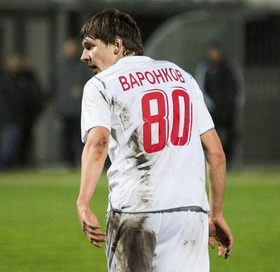 Воронков еще в футболке Оболони, фото Ильи Хохлова, Football.ua