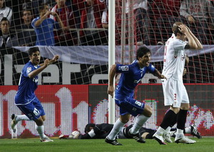 Только что Гиода сравнял счет, Reuters