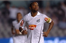 Робиньо, фото ФК Сантос