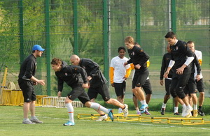 Горняки готовятся к матчу, shakhtar.com