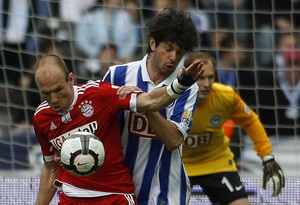 Кобиашвили против Роббена, фото Reuters