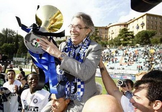 Массимо Моратти и его триумф, фото Reuters