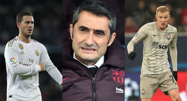 АЗАР, ВАЛЬВЕРДЕ, КОВАЛЕНКО, ФОТО FOOTBALL.UA/GETTY IMAGES