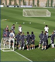 Мадридцы на последней тренировке, realmadrid.es